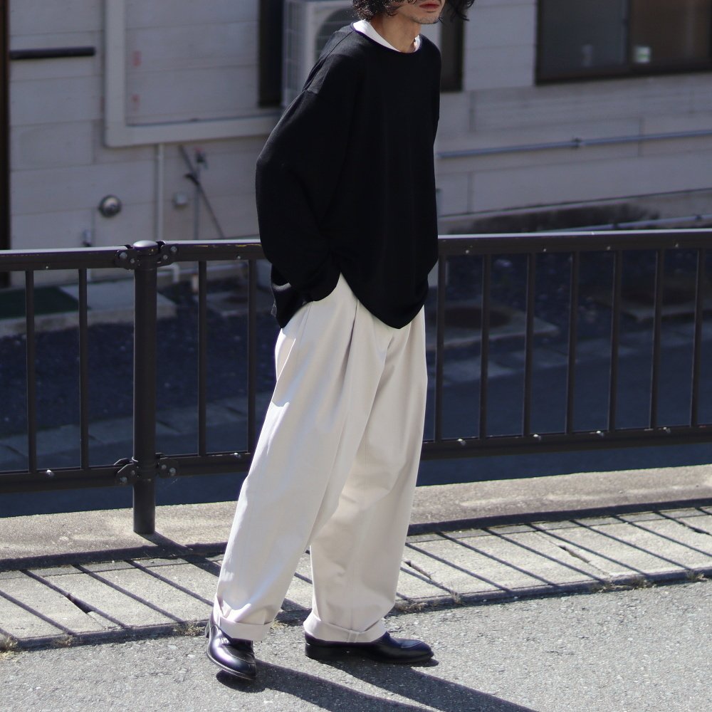 トップス WIRROW ロンTEEみたいに着られるニットが欲しかったんだ。｜dimple_yamagata