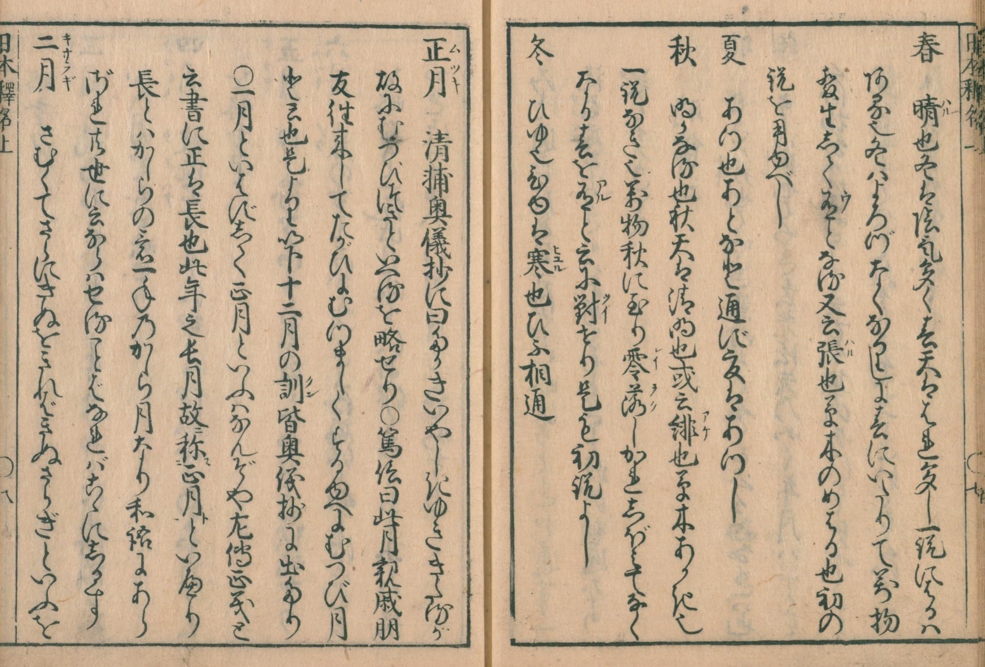 語源】日本釈名 (3) 時節（春夏秋冬・和風月名・朔・望など）｜mominaina