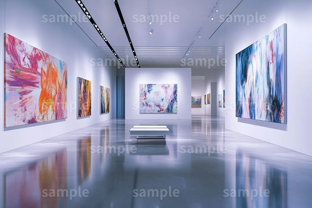 「美術館」の素材3枚セット【note限定素材】