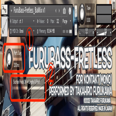 フレットレスベース]第五弾ベース音源リリースしました『FuruBass