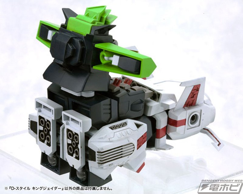 デフォルメスタイル　ライジンオー　キングジェイダー 変形合体ギミックを再現！『勇者王ガオガイガー