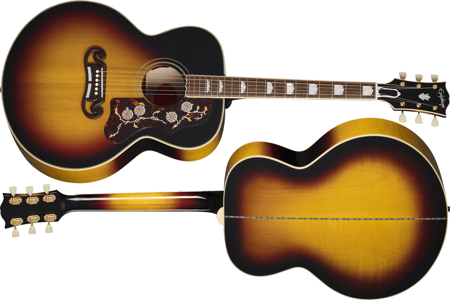 Epiphone inspired by Gibson J200ハードケース付