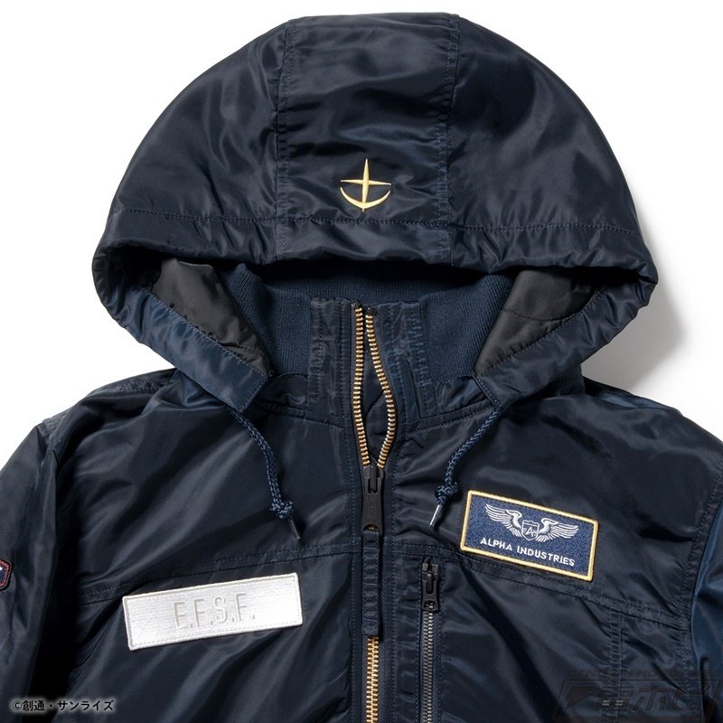 機動戦士ガンダム STRICT-G ALPHA ジャケット アムロ アムロとシャアをイメージ！STRICT-G×ALPHA INDUSTRIES『機動