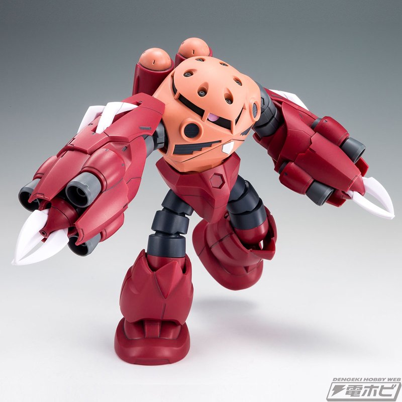 アッグ、アッグガイ、ジュアッグ、ゾゴックの特徴を融合させた両腕部を