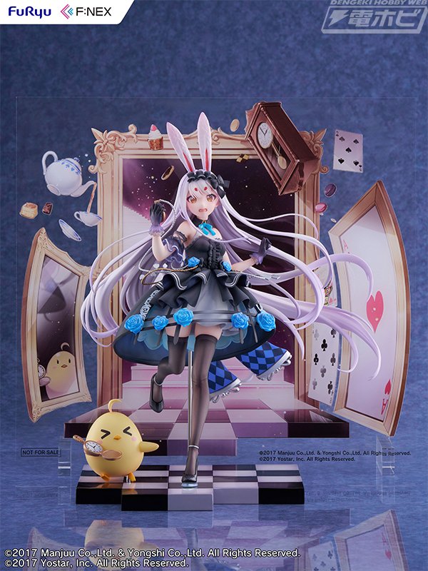 慌て顔が可愛い！『アズールレーン』島風が着せ替え「不思議の国
