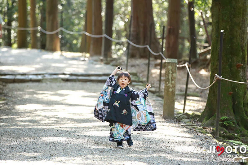 春日大社での七五三出張撮影