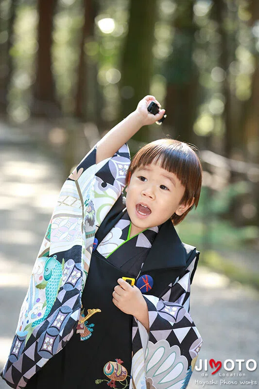 春日大社での七五三出張撮影