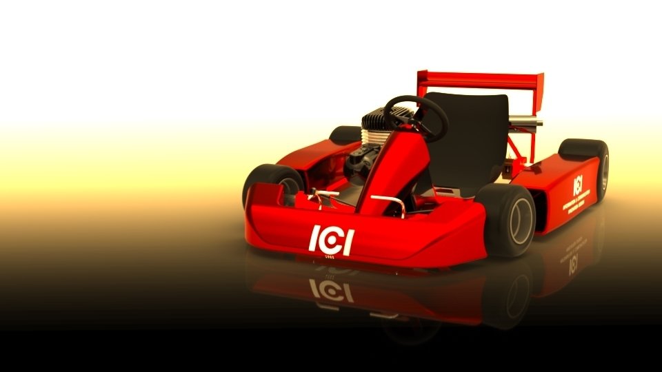 ゴーカートを設計・デザインして描いてみた。｜飯田吉秋