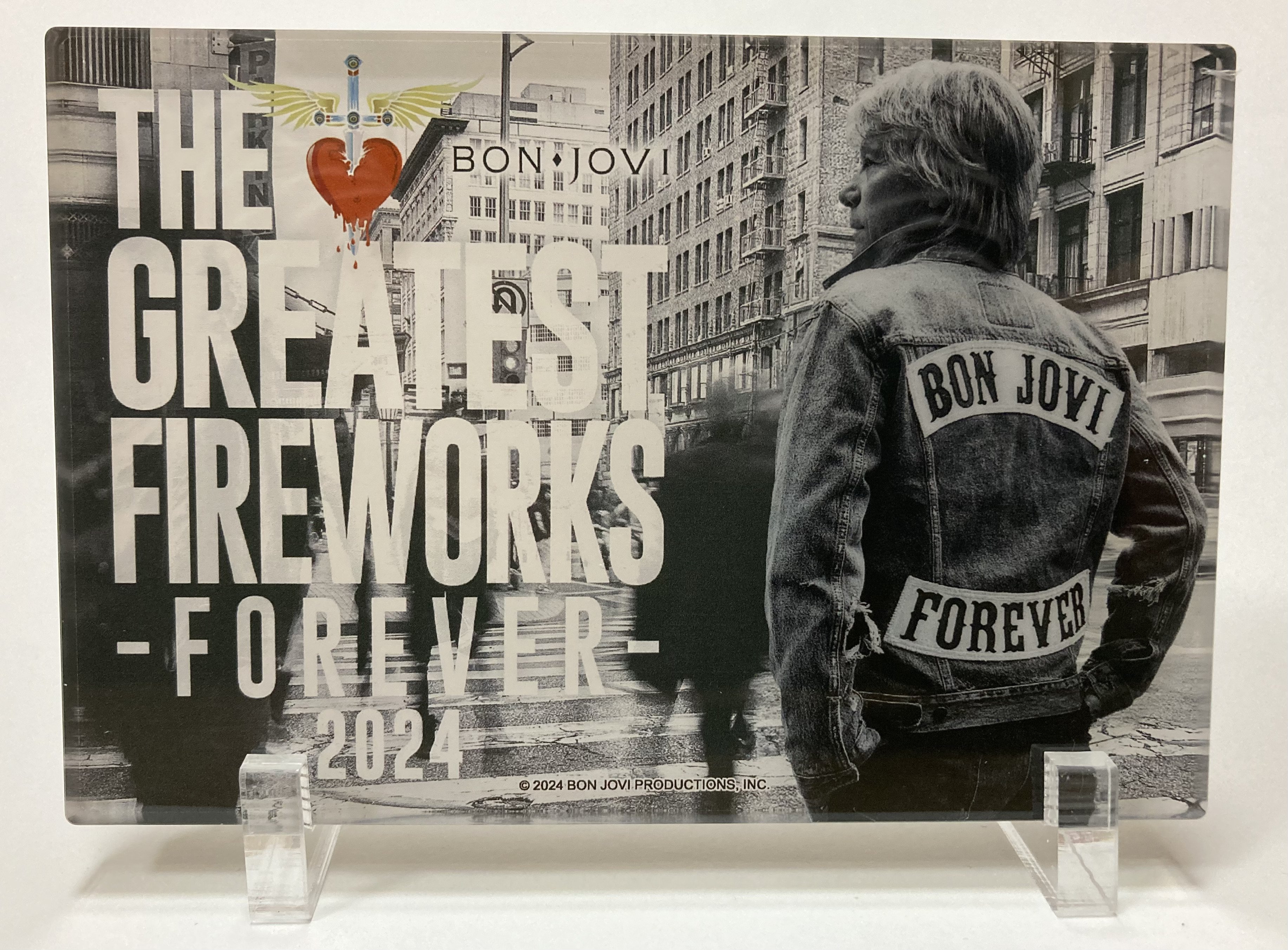 BONJOVI Fireworks アクリルブロック 花火 ピンズ ボンジョビ