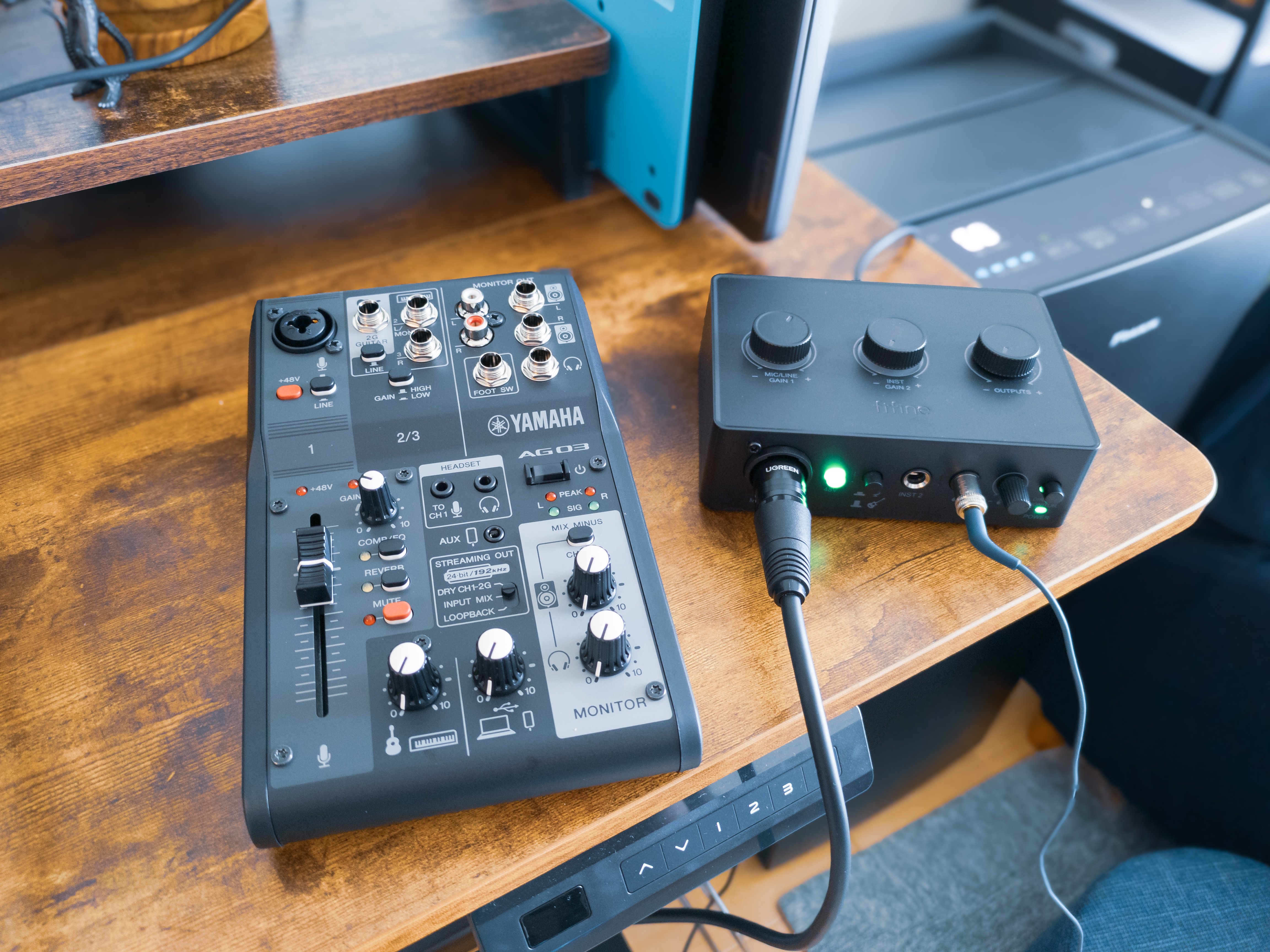 テック】YAMAHA AG03MK2 再生時にノイズ、音切れが発生する