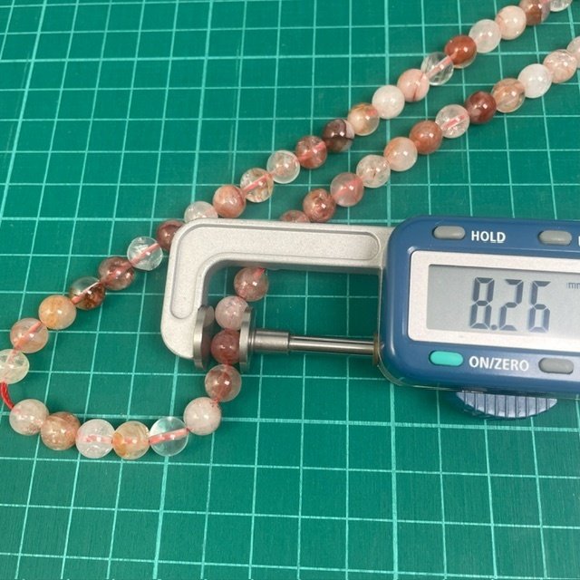 天然石 連材 連売りには何個入っている？1連玉サイズ（〇mm玉）ごとの  