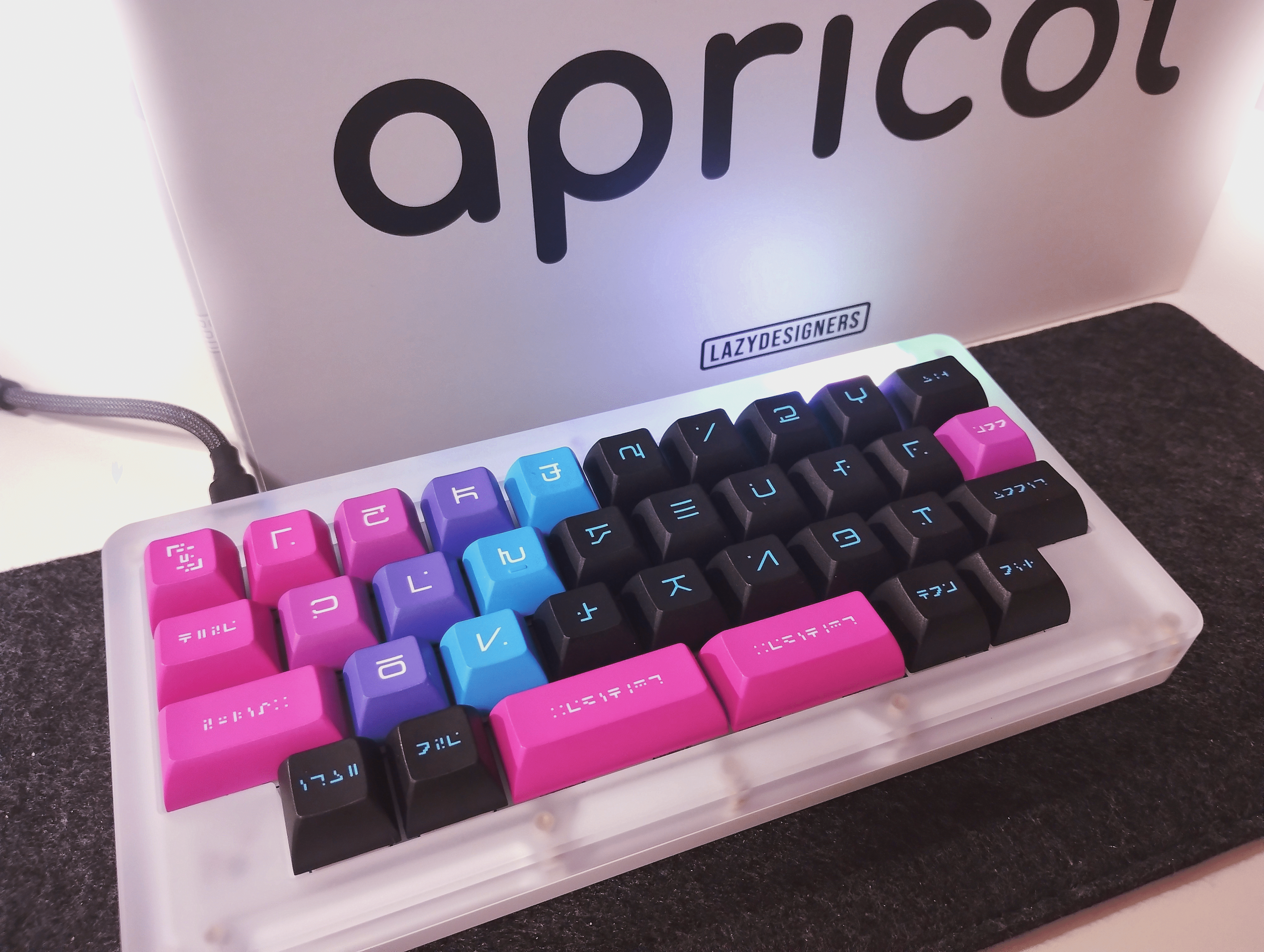 Lazydesigners apricot 自作キーボード 1728116563-