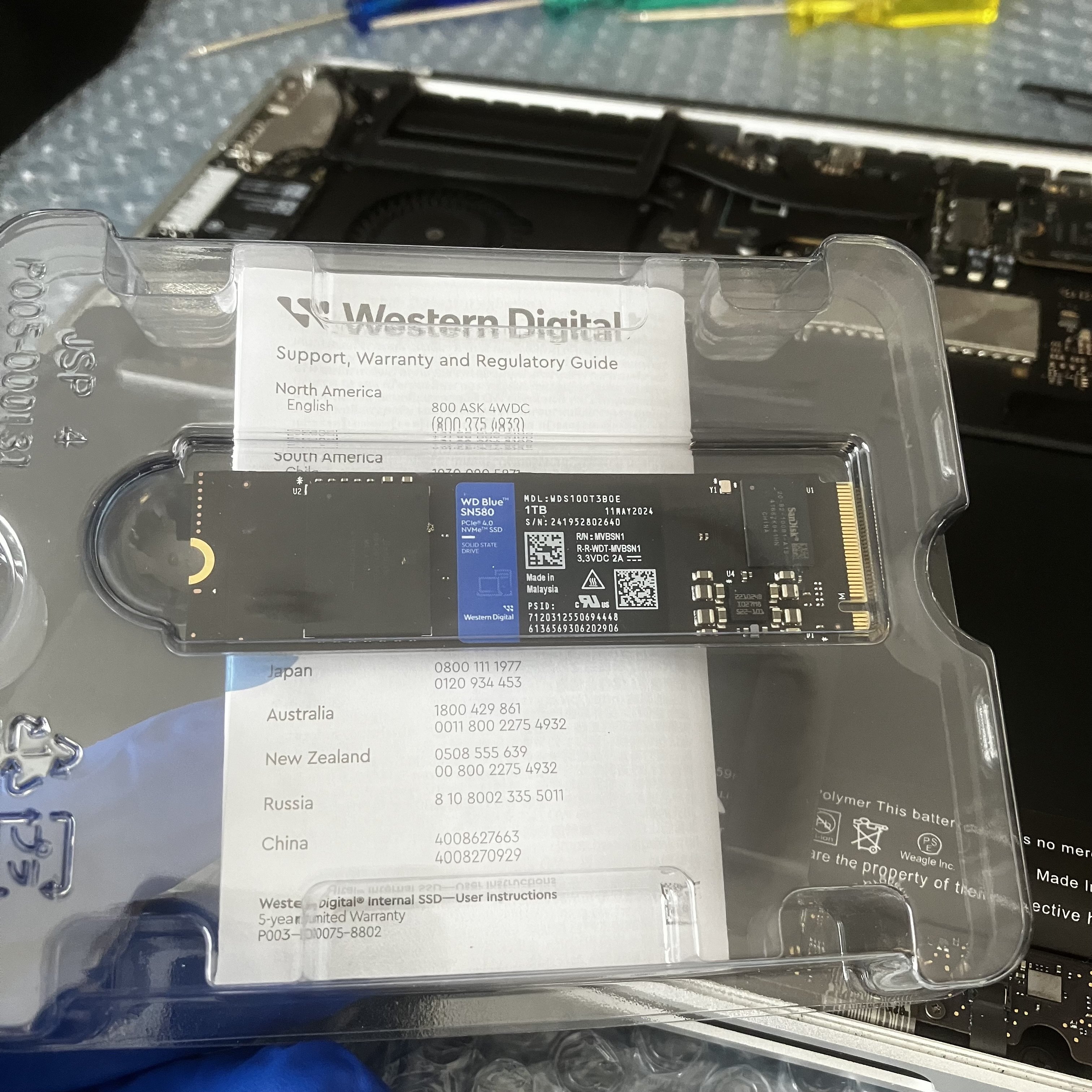 7年前に買ったiMacを売って、9年前に買ったMacBook ProのSSDを交換した