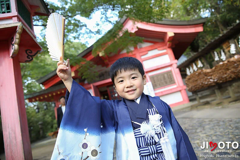 春日大社の七五三出張撮影