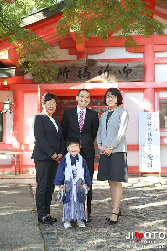 春日大社の七五三出張撮影
