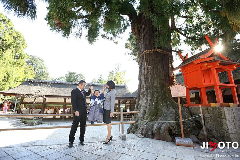 春日大社の七五三出張撮影