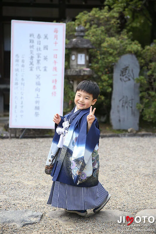 春日大社の七五三出張撮影