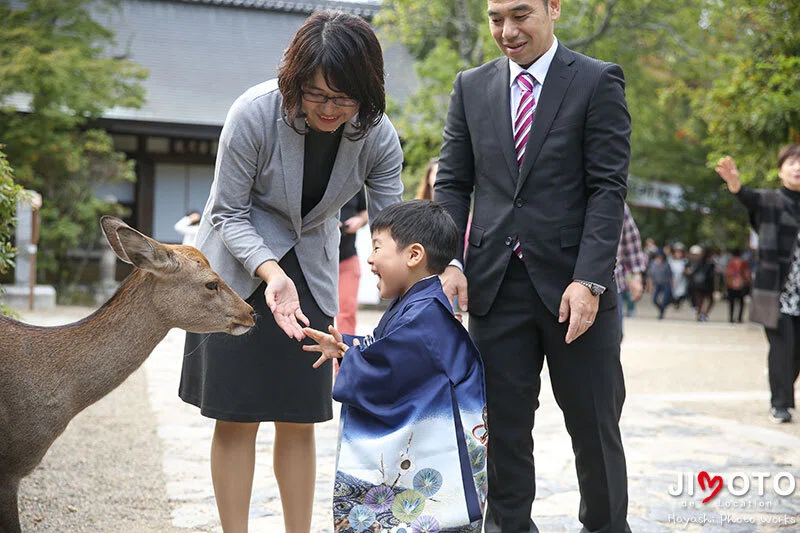 春日大社の七五三出張撮影