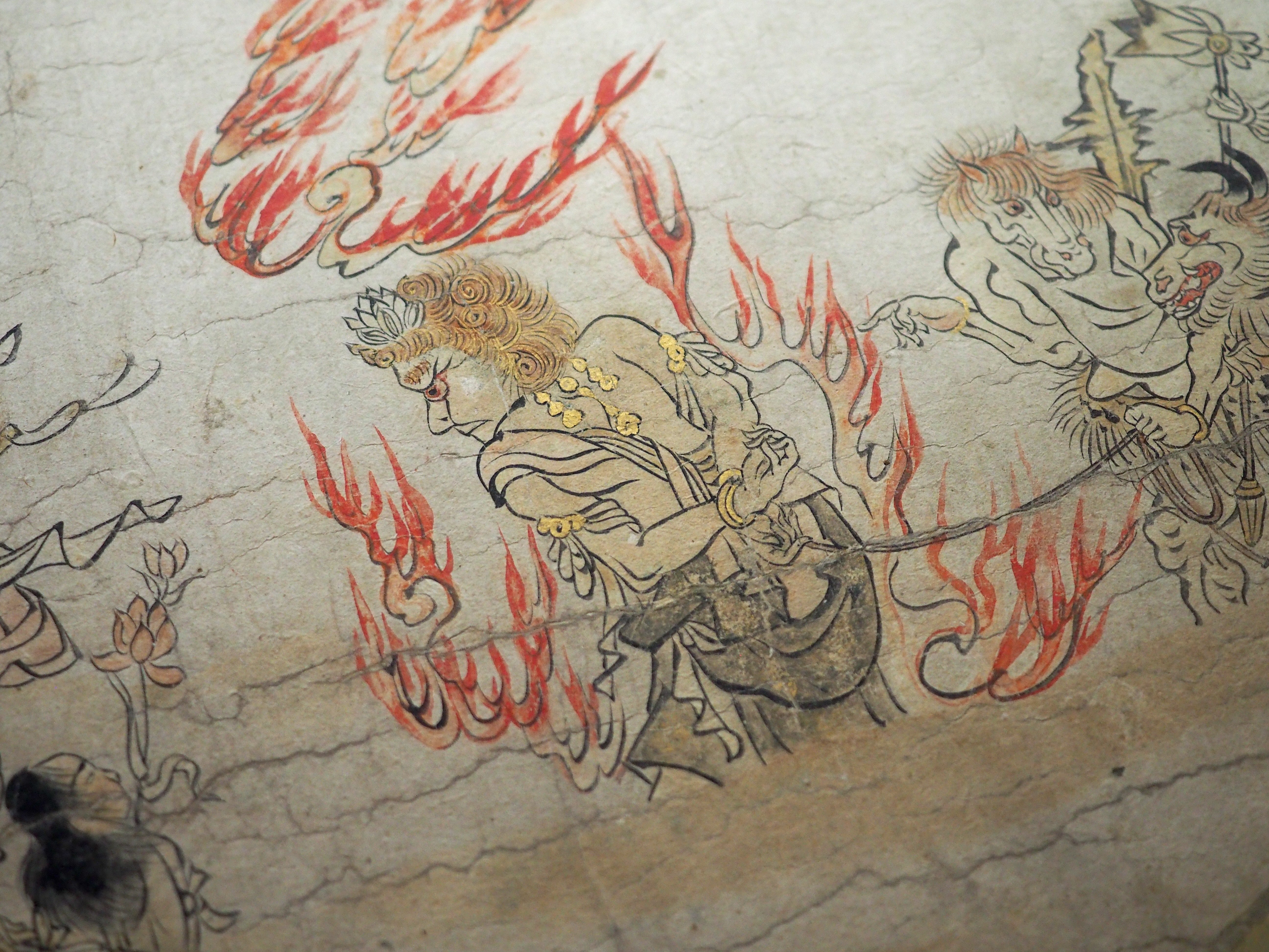 安達不伝　 絵画 不動明王の尊さが分かる絵巻物 @東京国立博物館｜かわかわ