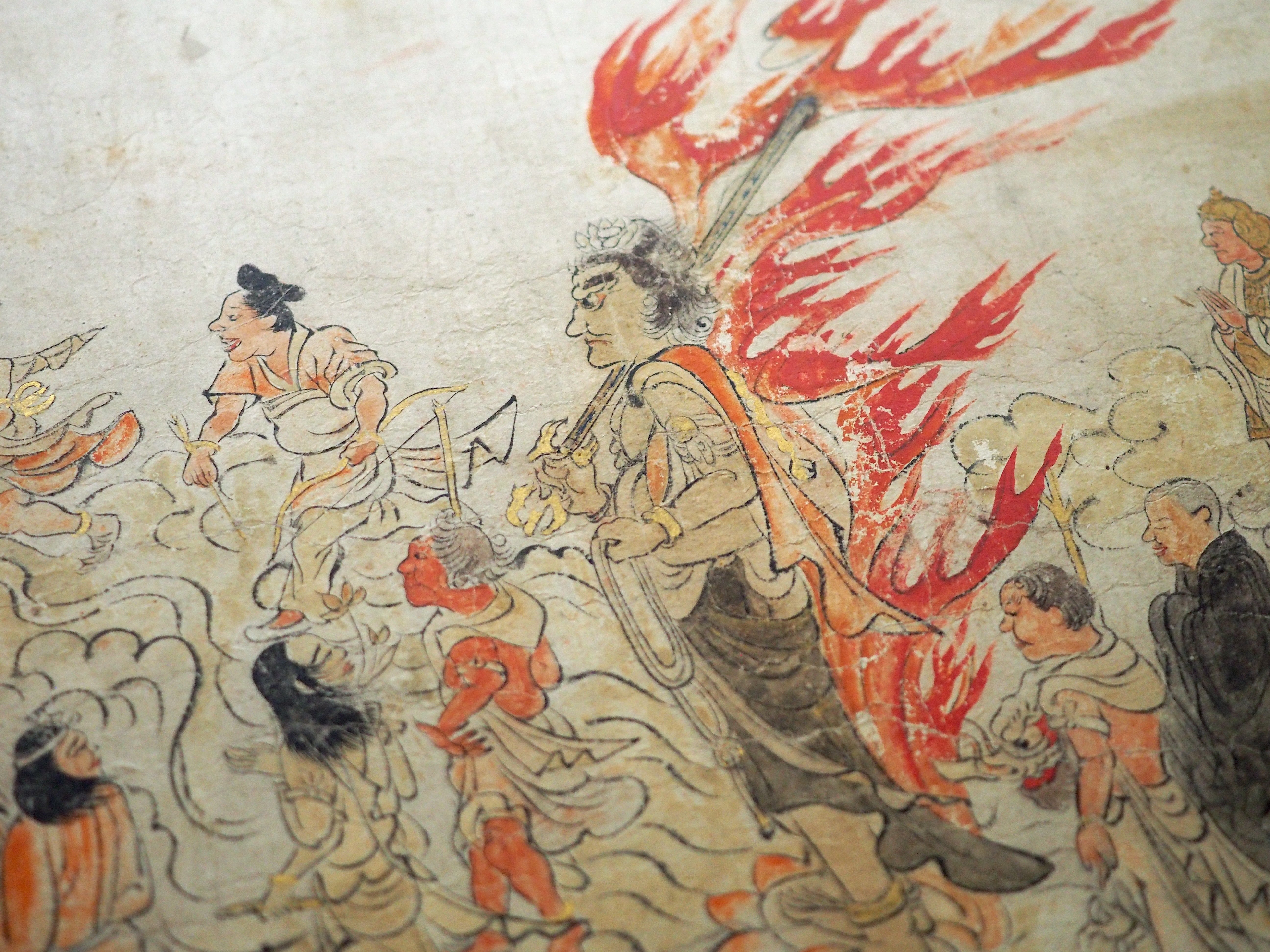 【縁起物】　不思議な絵 不動明王の尊さが分かる絵巻物 @東京国立博物館｜かわかわ