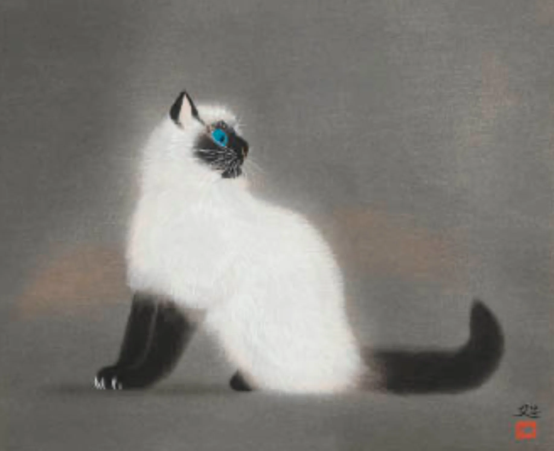 加山又造】木版画「猫」 査定 鑑定 買取 致します｜井浦歳和 ロイド