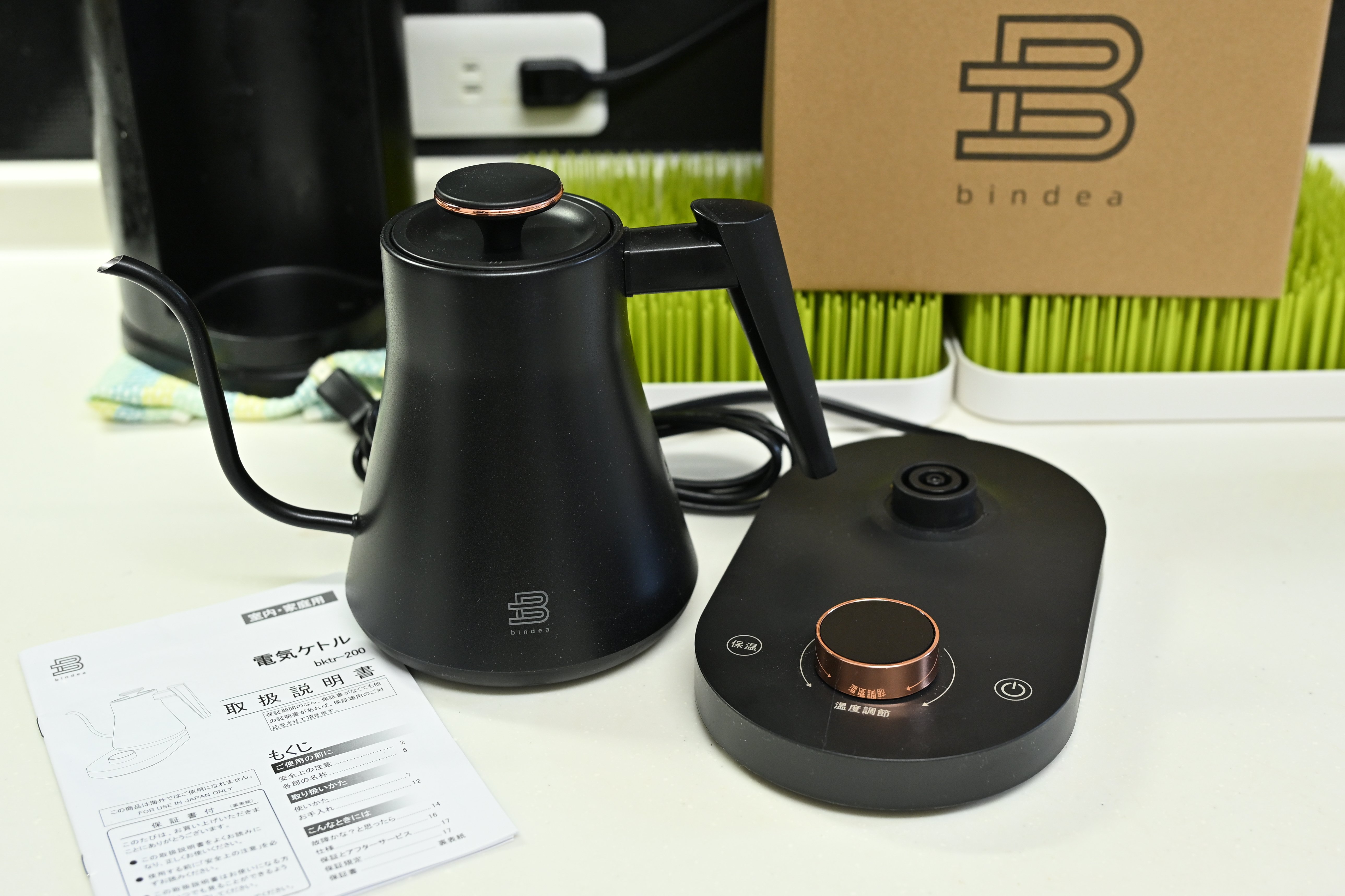 口コミ・レビューで人気商品を探そう レビュー品】BINDEA 電気ケトル｜物欲名古屋人／サラリーマン キッチン家電