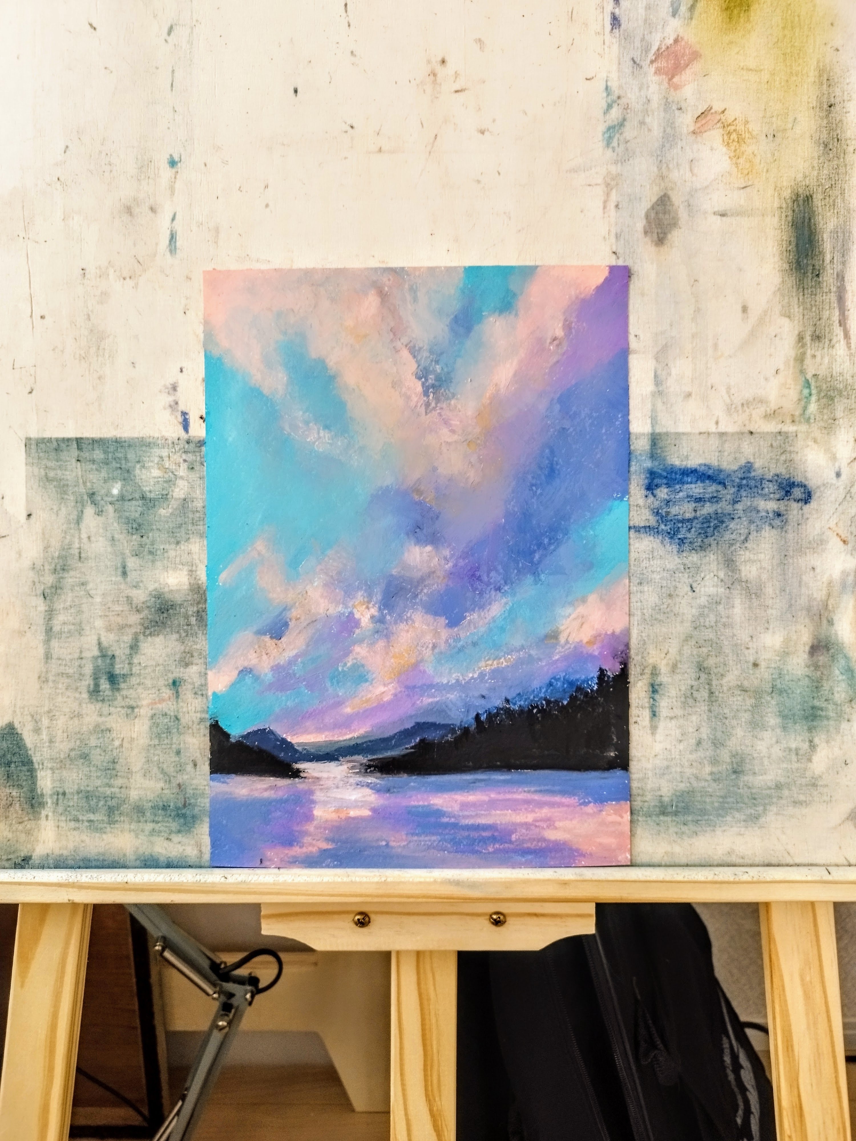 オイルパステル】いくつになっても、真似することが一番の上達法｜森脇