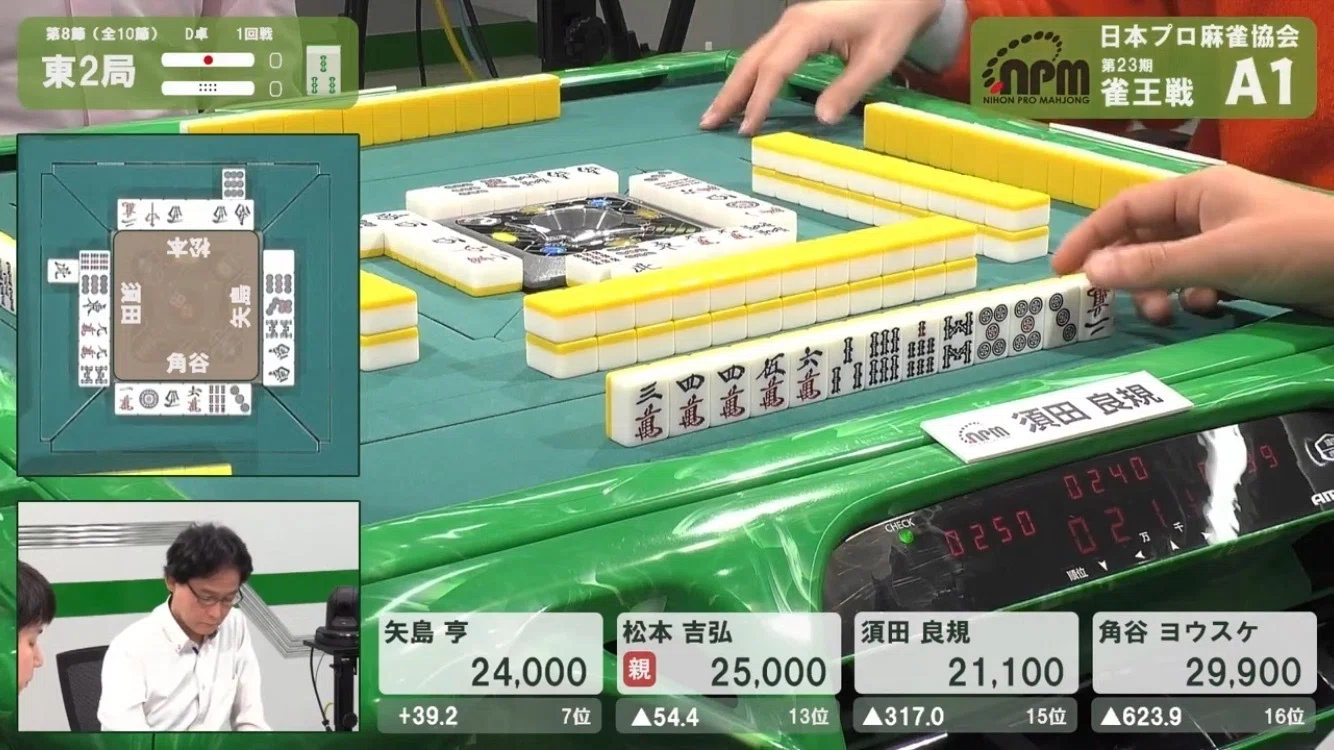 二度とアガれないだろう倍満【執筆者:須田良規】｜日本プロ麻雀協会