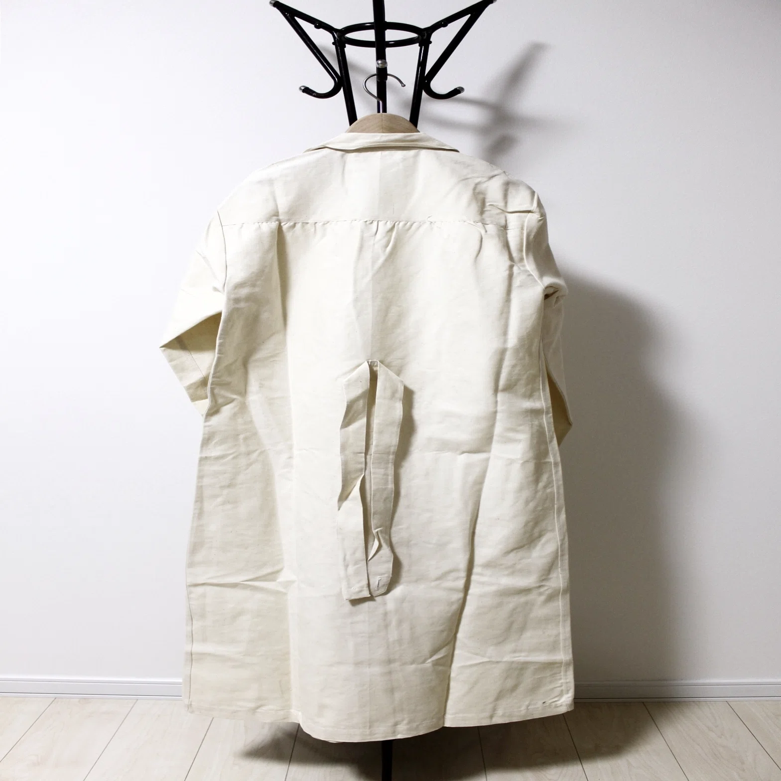 育て甲斐のあるリネンの古着 | 40s FRENCH ARMY LINEN HOSPITAL COAT 