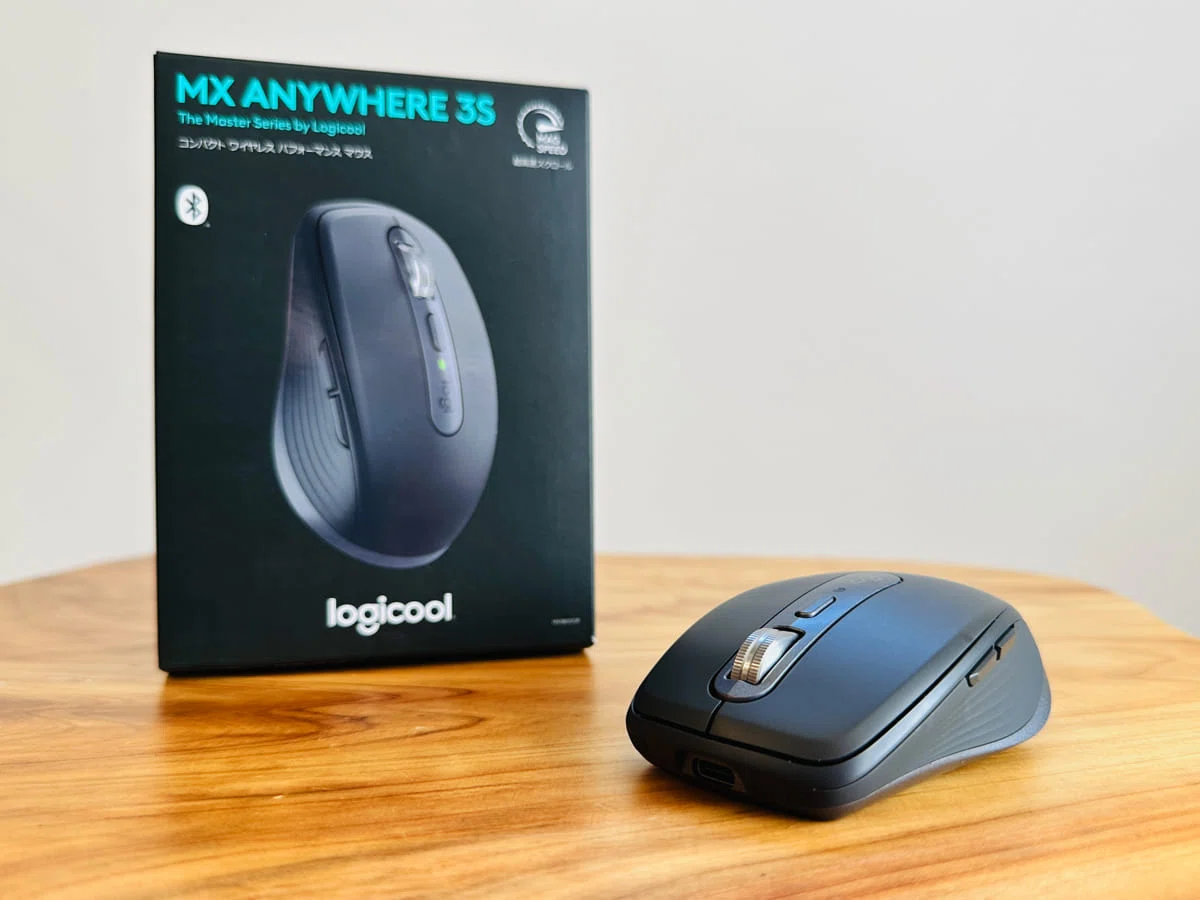 MX Anywhere 3S レビュー。クリック静音化、待望のLogi Bolt対応 MX Anywhere 3S レビュー。クリック静音化、待望のLogi Bolt対応