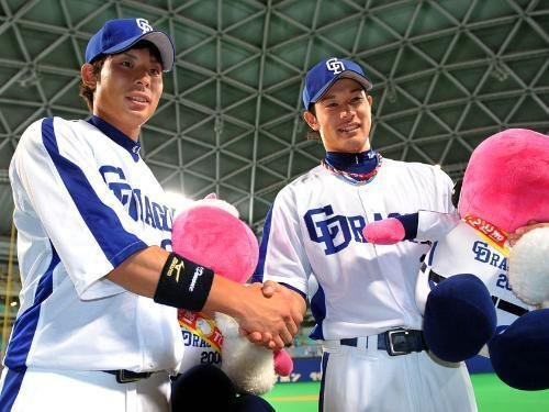 元中日ドラゴンズ堂上直倫選手実使用トレーニングバット - メルカリ