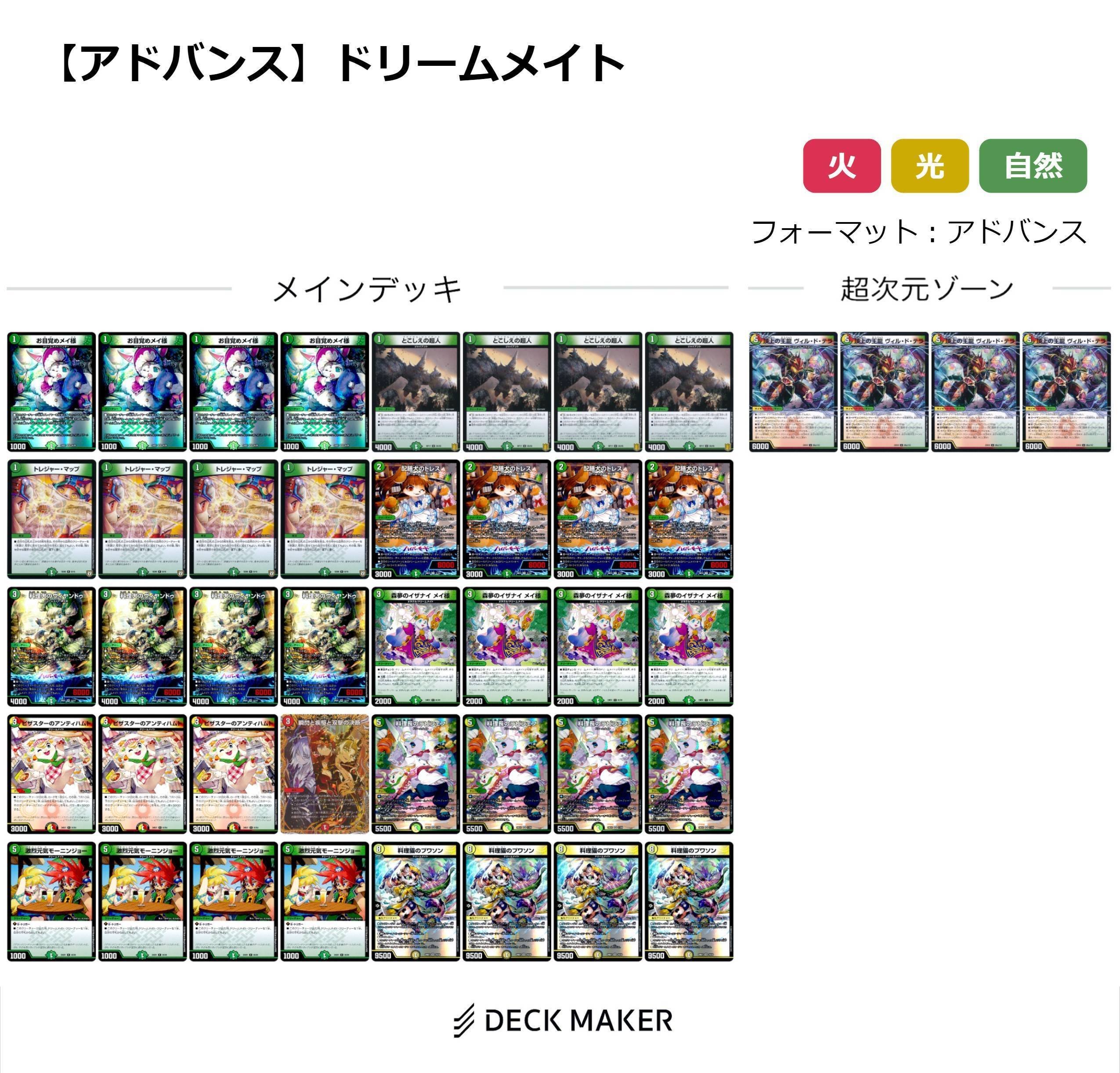デュエマ ドラゴンデッキ アドバンス