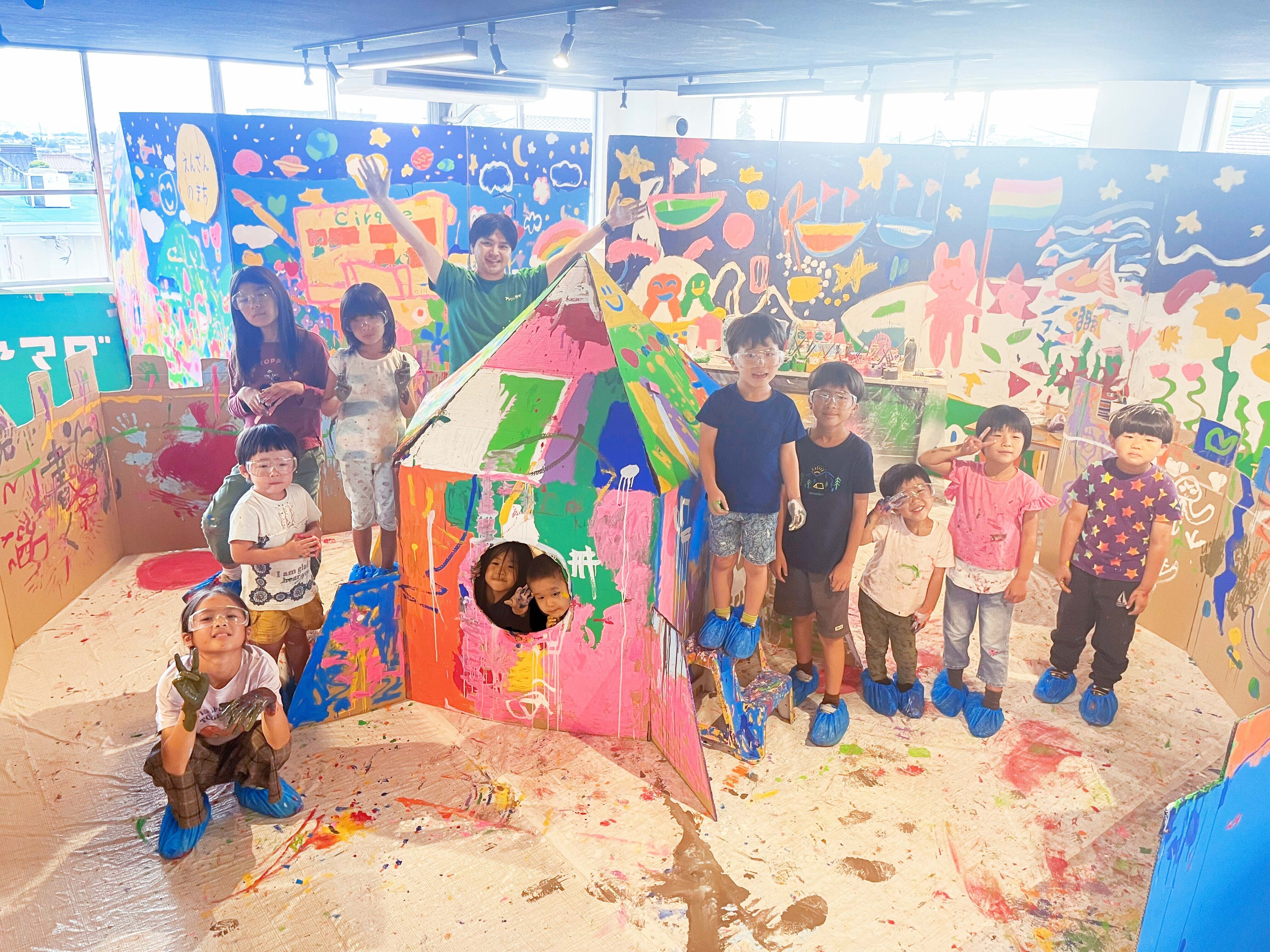 イベントレポ】10/6（日）おおきなダンボール造形をつくろう（ロケット