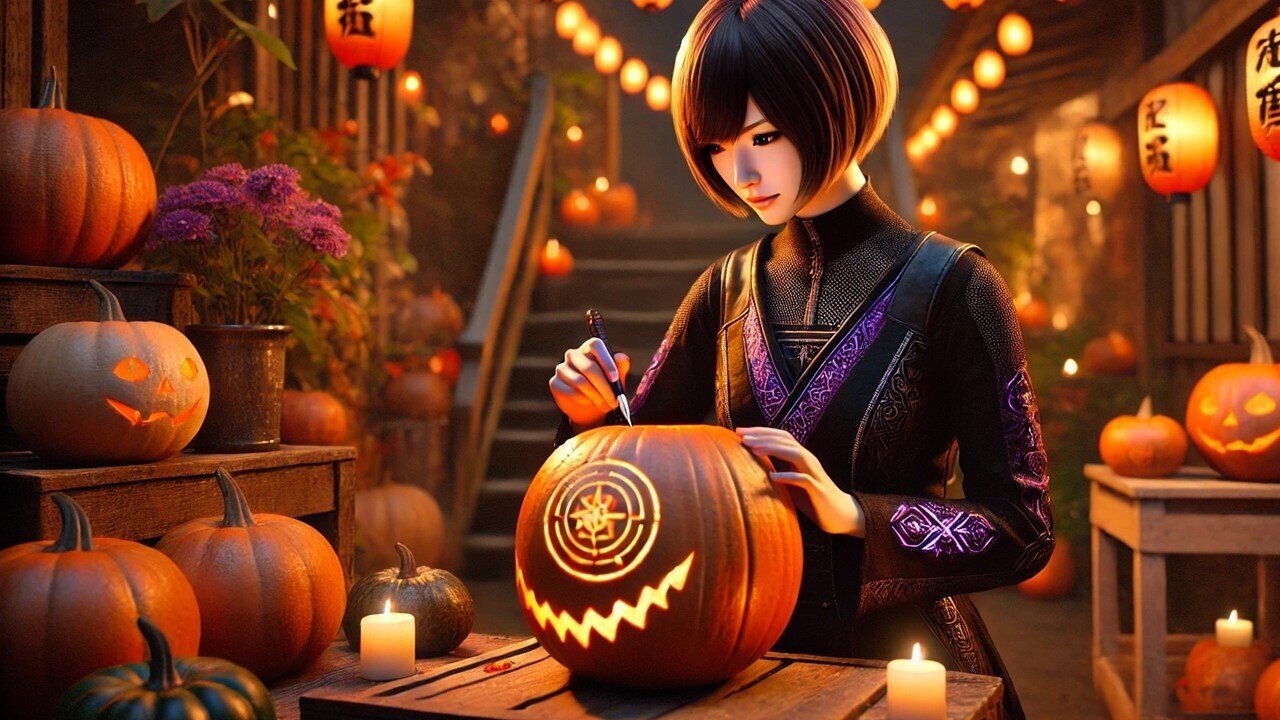 AI画像作品集「ハロウィン編」｜ならなすお
