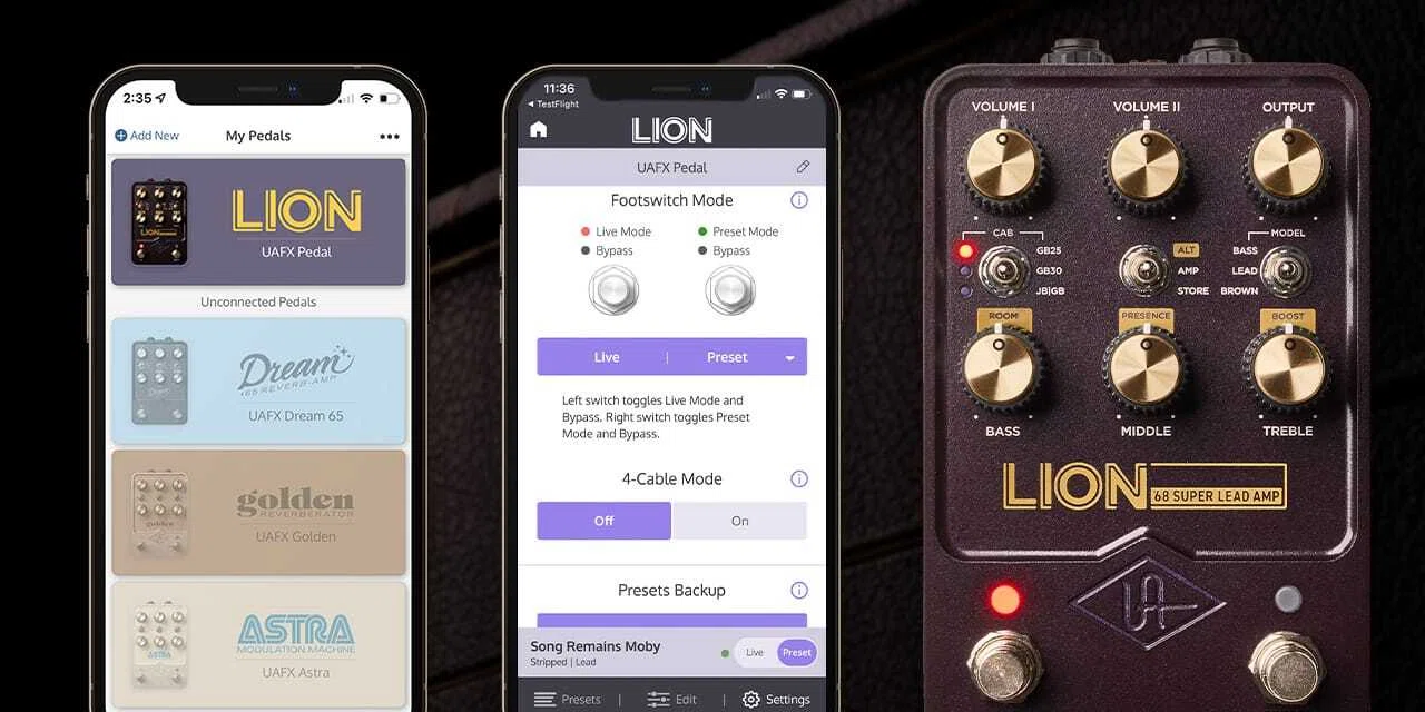 プレキシ・アンプのトーンを忠実に再現する「UAFX Lion '68 Super Lead