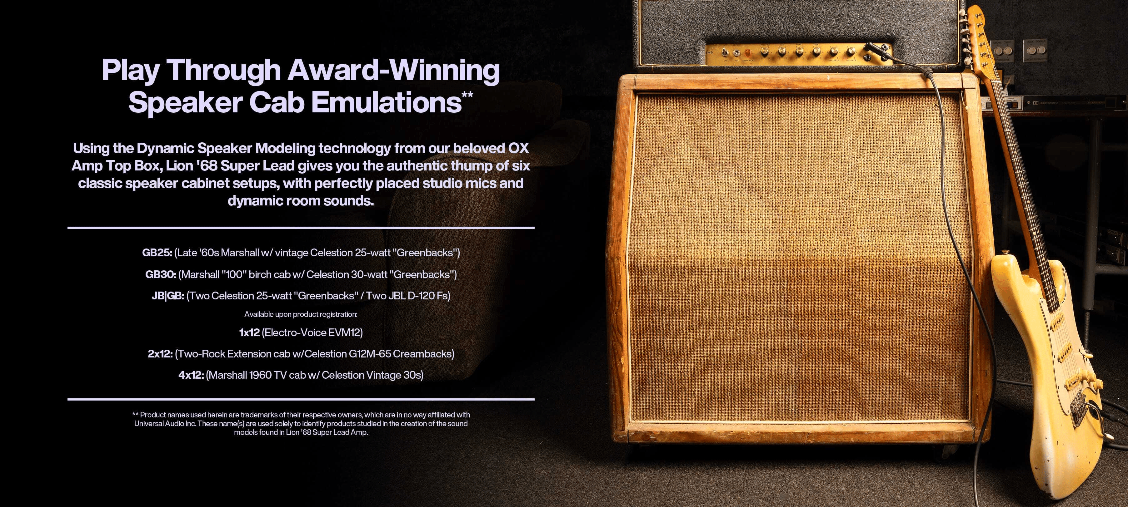 プレキシ・アンプのトーンを忠実に再現する「UAFX Lion '68 Super Lead