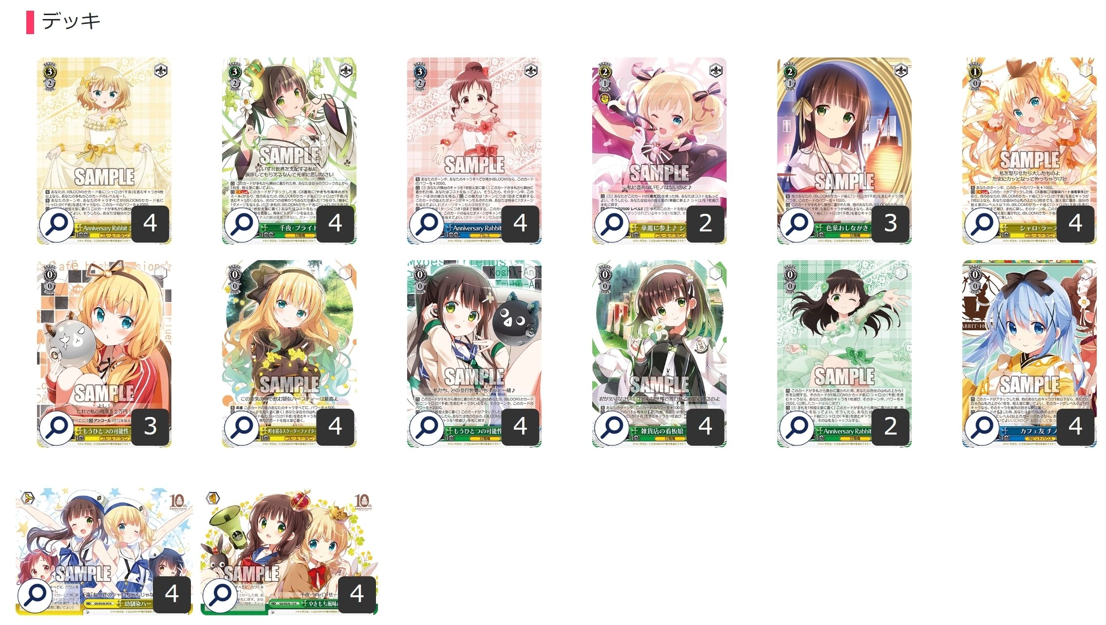 ここから始めるWS:ご注文はうさぎですか?10th Anniversary ここから始めるWS:ご注文はうさぎですか?10th Anniversary