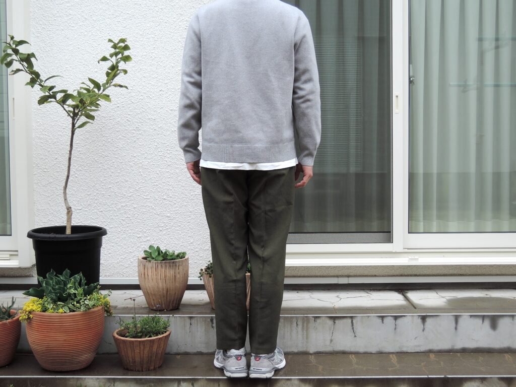 175cm 70kg　EEL Products Seaside Pants　55 Olive　Mサイズ