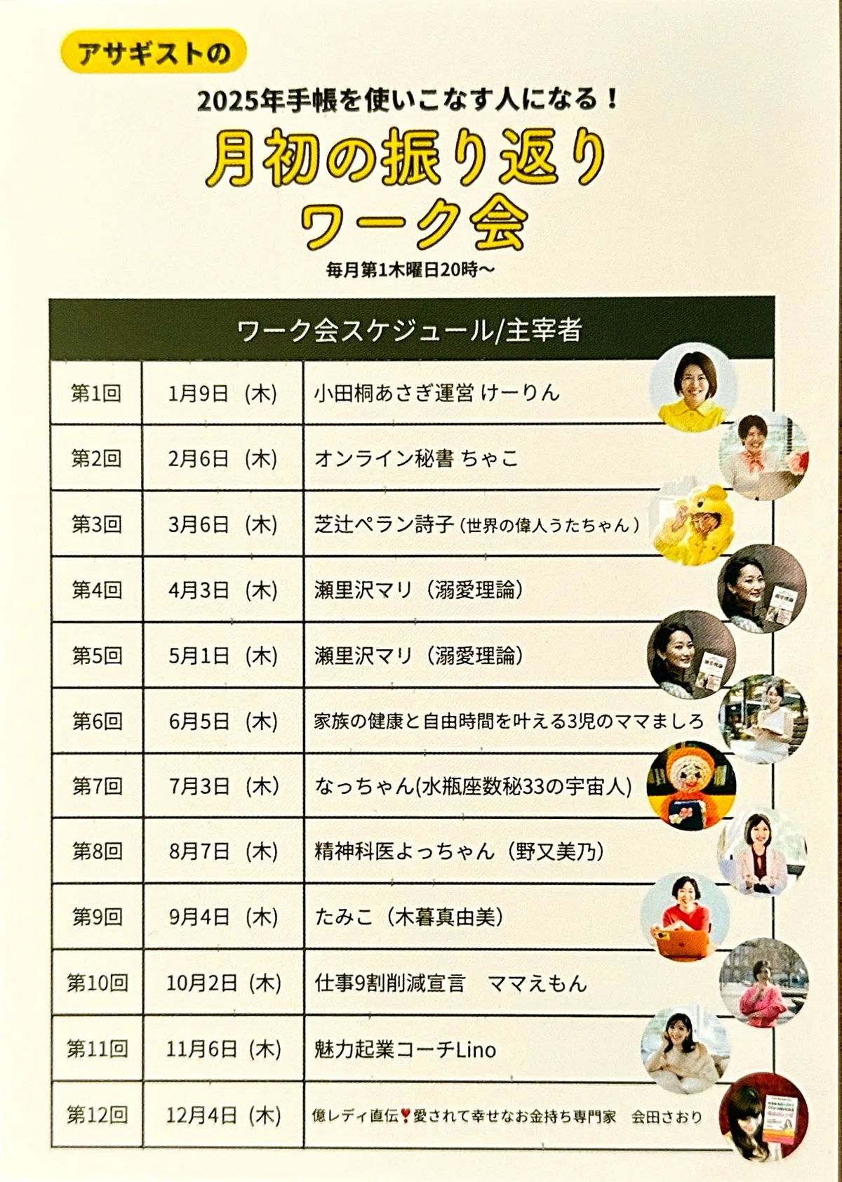 残1冊！】小田桐あさぎさん 欲望全開手帳講座 2025｜ゆみ(ちゅらぴ 