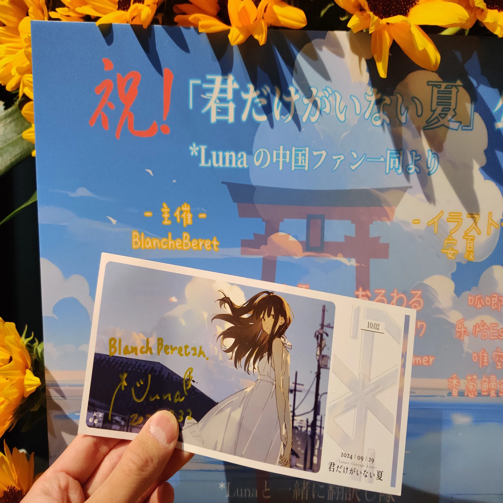 君だけがいない夏』コンセプトライブのはなし｜BlancheBeret
