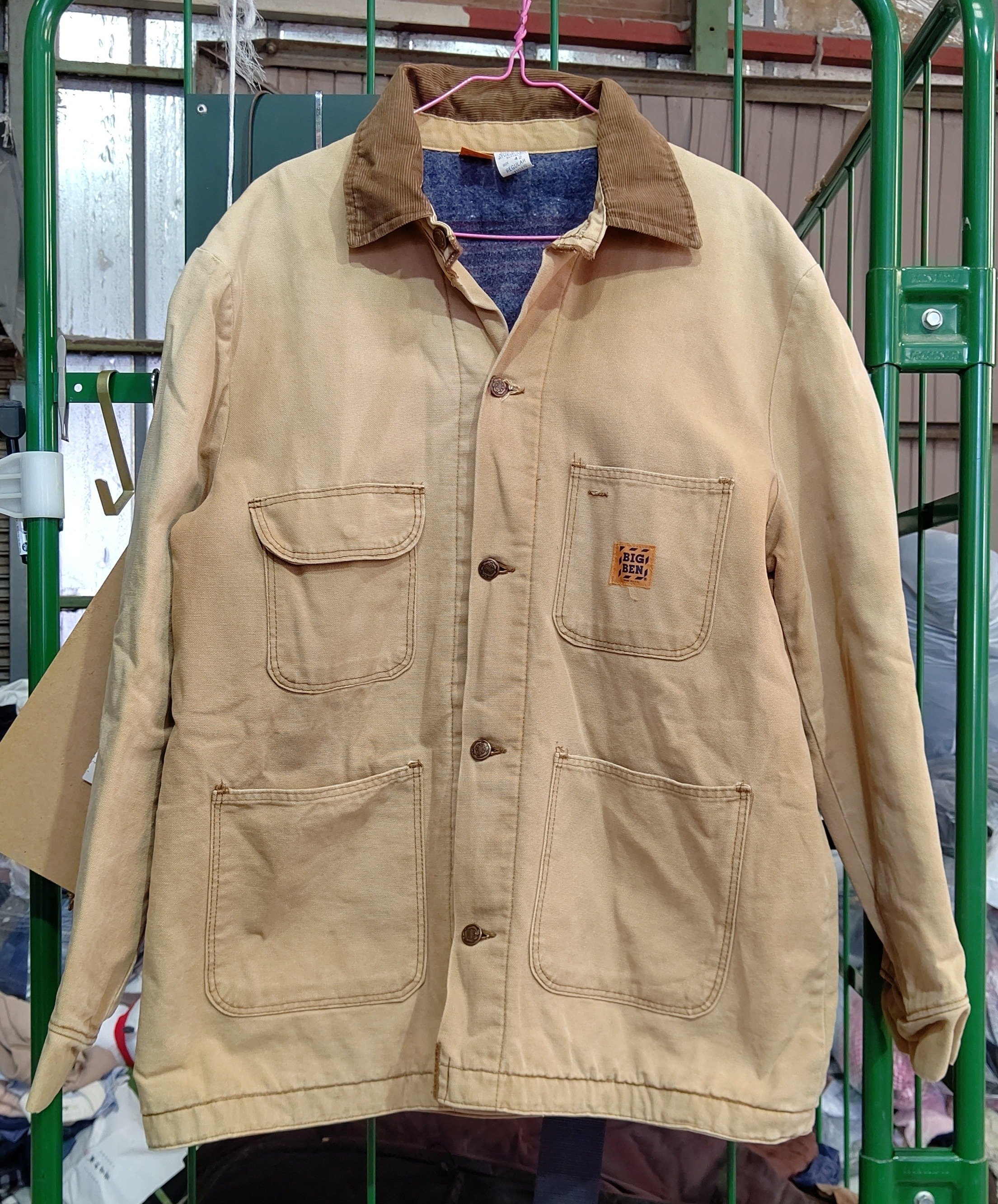 BIG BEN ビッグベン ダック地 カバーオール USA製 古着 70～80年代 ビッグベン BIGBEN デニムカバーオール USA製