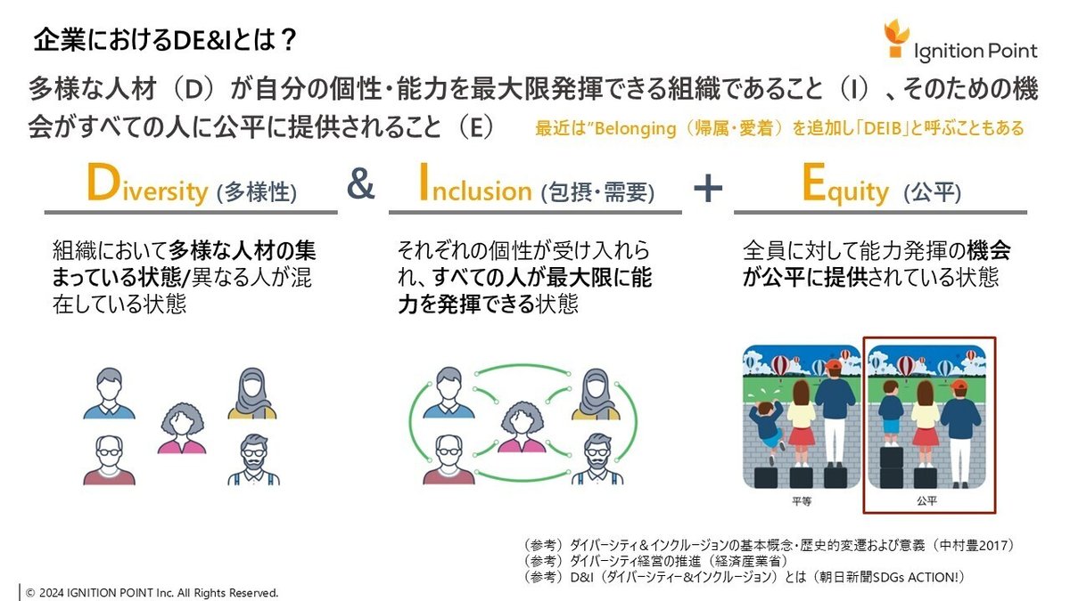 DE&Iで大切なのは「考え続けること」、多様性を活かし全員活躍できる組織とは｜イグニション・ポイント公式note