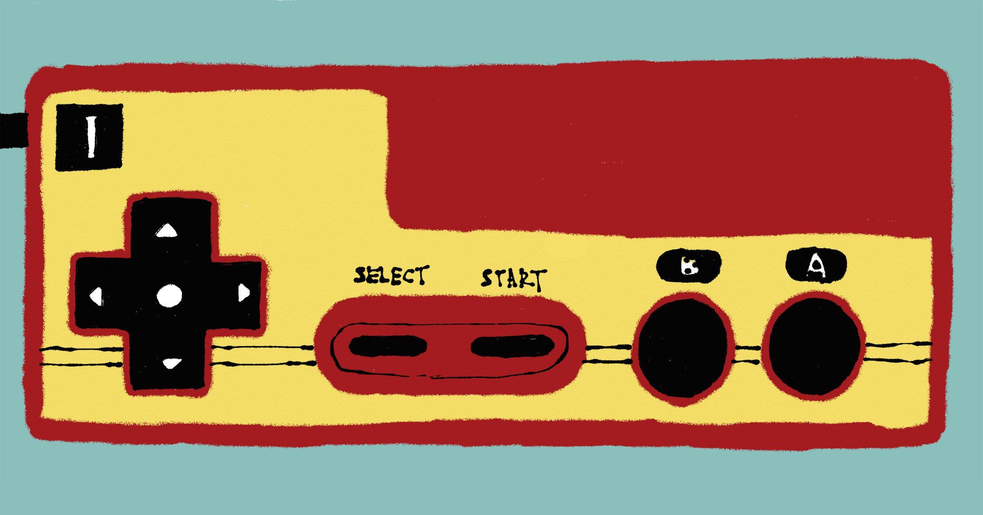 ゲーム機のコントローラーのイラスト（任天堂・SONY・Microsoft