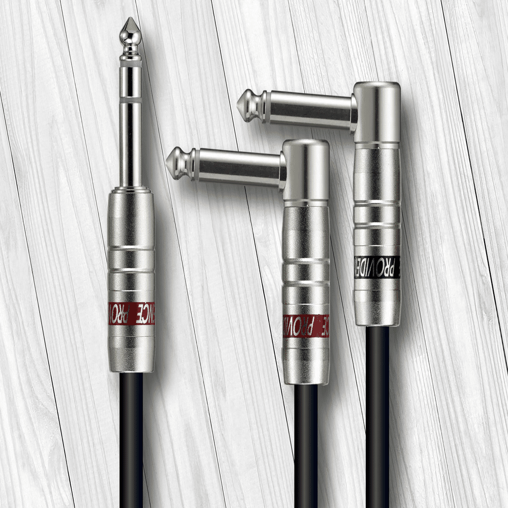 ギタリストの為の高音質の本格的L型インサーションケーブル