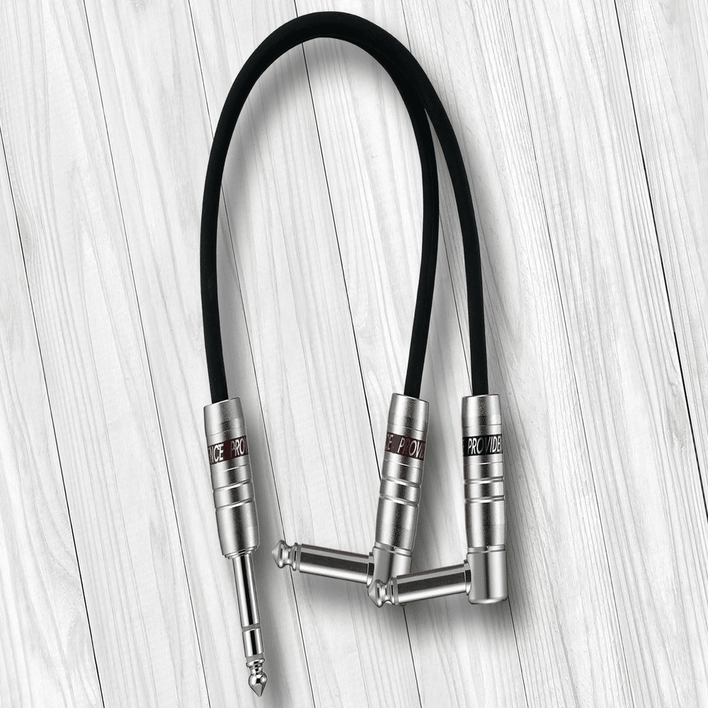 ギタリストの為の高音質の本格的L型インサーションケーブル