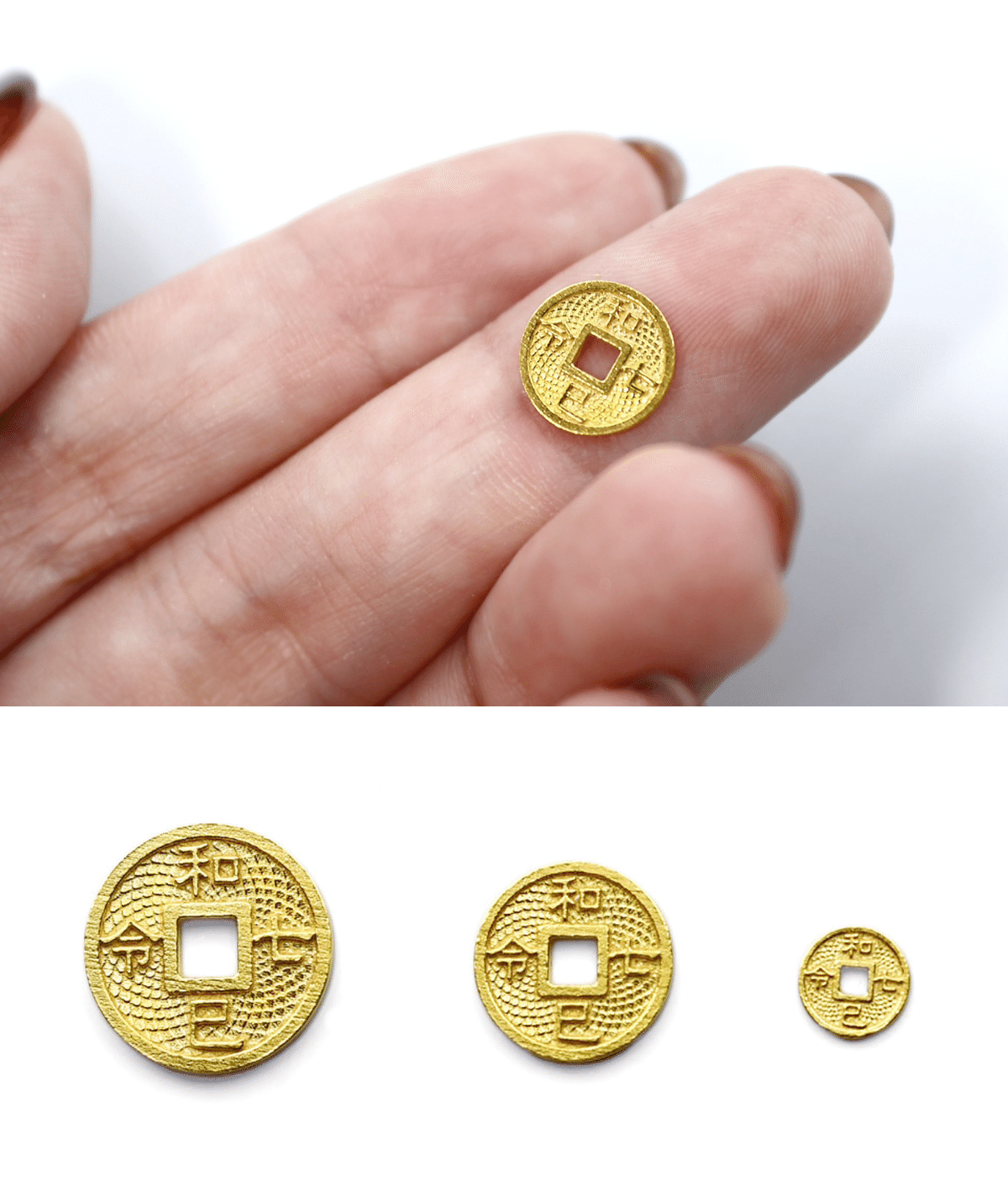 14K ゴールド バッジ4g 本物保証