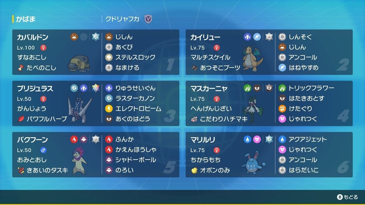 ポケモンSV】S22使用構築 想定外マリルリ｜あかし