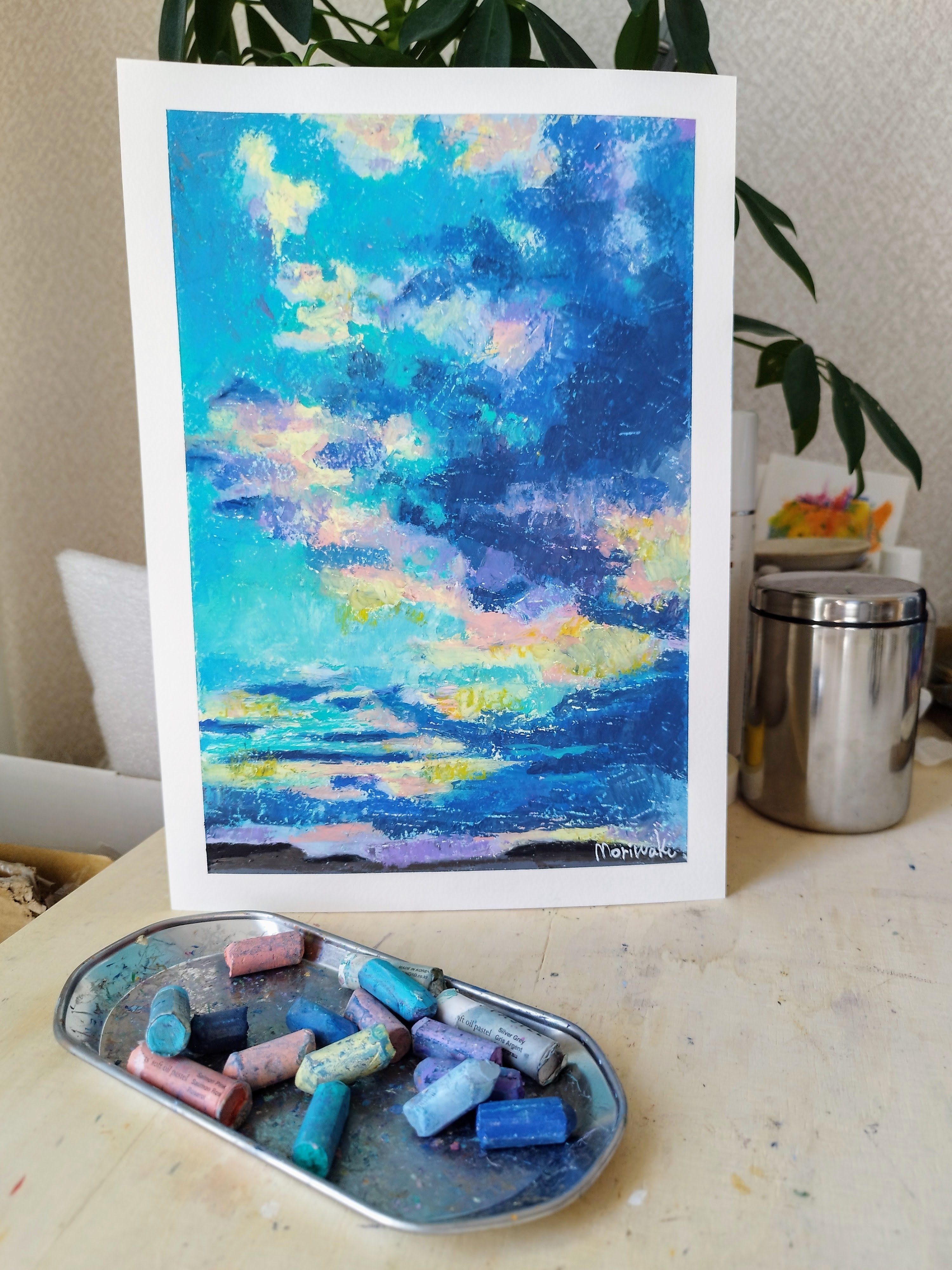 オイルパステル】ソフトパステルとの比較｜森脇由宇のなんやかんや