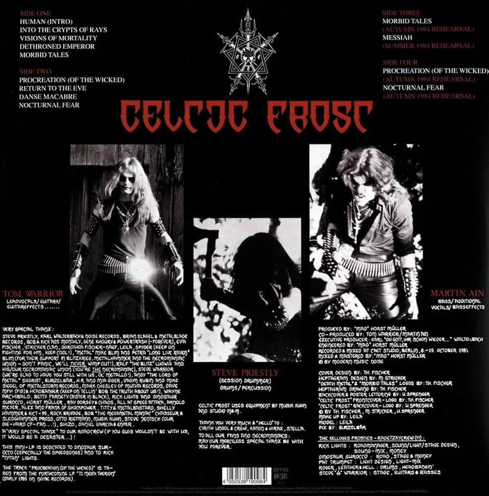 連載：メタル史 1984年⑧Celtic Frost / Morbid Tales｜ヴァジュラ𝔦𝔡