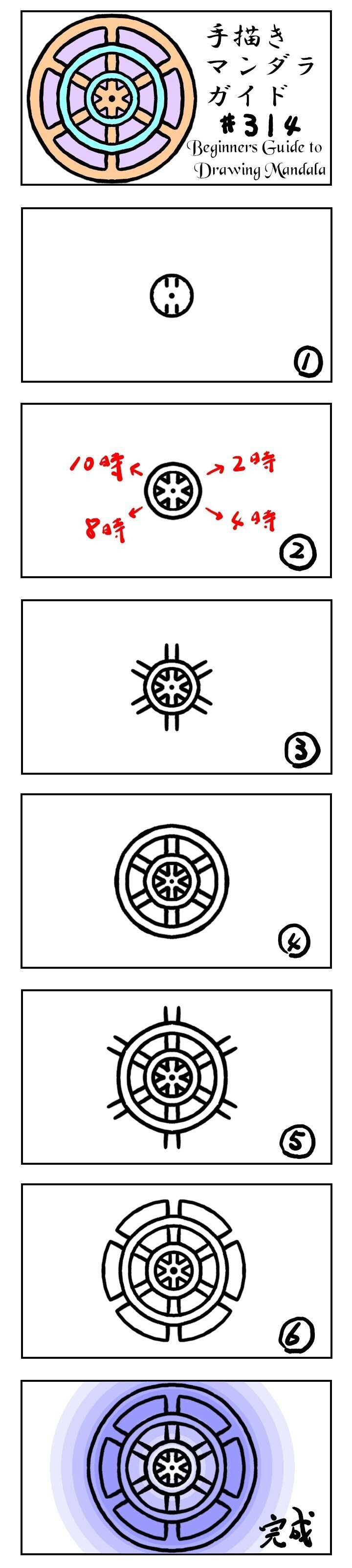 マンダラ　手描き 大人気手描き タンカ マンダラ ネパール製